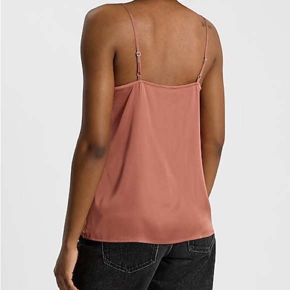 NWT Sheer Embroidered Pieced V-Neck Downtown Cami - Picture 2 of 7